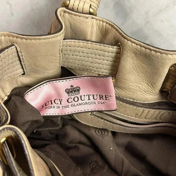 Juicy Couture Purse Tan Leather - Picture 10 of 14